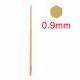 Titanium Nitride TiNi Hex Screw Driver 1.5mm Tip Replacement 