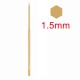 Titanium Nitride TiNi Hex Screw Driver 1.5mm Tip Replacement 