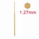 Titanium Nitride TiNi Hex Screw Driver 1.5mm Tip Replacement 
