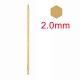Titanium Nitride TiNi Hex Screw Driver 1.5mm Tip Replacement 