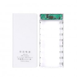 Bakeey Type C 7x18650 Battery Dual USB DIY Power Bank Case Kit Box