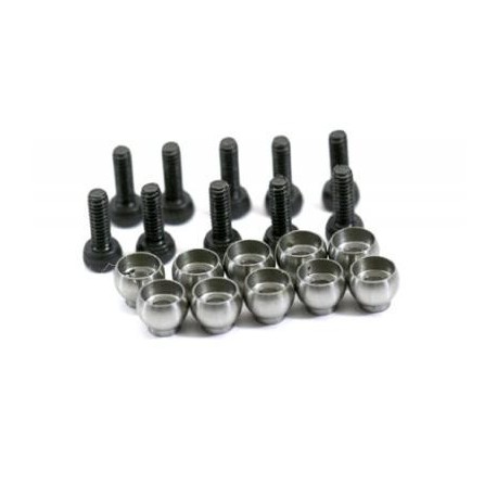 M3 Steel Ball with 2x10 screw (10pcs) for all helis