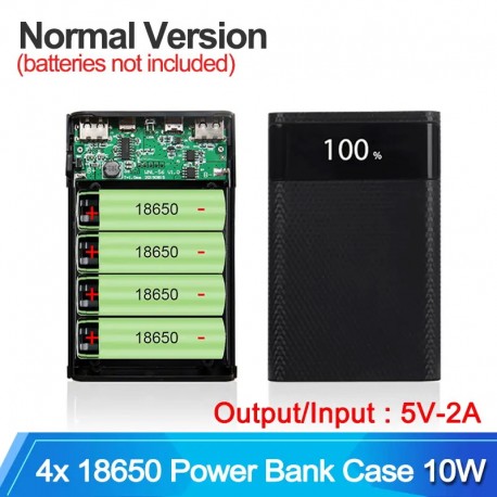 18650 Battery DIY Power Bank Case Charge Storage Box 5V Dual USB