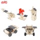 Solar Energy STEM Kit Electric Car Fans Technologia Science Experimental Tool Learning Educational Wooden Puzzle