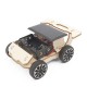 Solar Energy STEM Kit Electric Car Fans Technologia Science Experimental Tool Learning Educational Wooden Puzzle