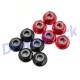 5 PCS Gofly-RC M5 Aluminum Motor Screw Nuts Nylon Insert Self Lock CW/CCW