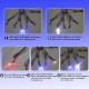 12 LED Lighting Kit Steering Brake Simulation Flash Light for 1/10 Yokomo Tamiya HSP HPI RC Car