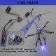12 LED Lighting Kit Steering Brake Simulation Flash Light for 1/10 Yokomo Tamiya HSP HPI RC Car