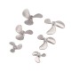 1PC Right Left Hand 4mm Shaft 3-Blades Metal Propeller Submerged Prop 28mm 40mm 48mm For RC Boat