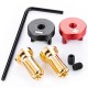 MIBIDAO 1Pair 4mm/5mm Hard shell Metal Heatsink Bullet Plugs For RC Car
