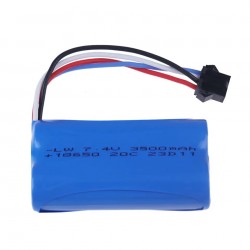 18650 7.4V 3500mAh Li-ion Battery With SM4P plug