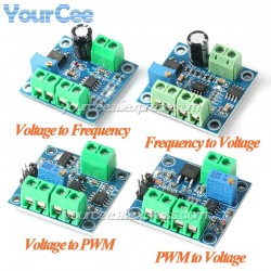 PWM Frequency to Voltage Converter Board Module 0-1KHz to 0-10V 0-10V to 0-10KHz PWM Frequency to Voltage