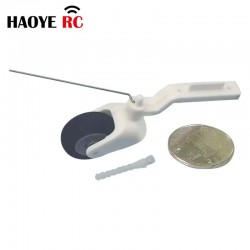 Haoye Mini Steering Tail Wheel Retract/Balsa KT Fixed Wing Aircraft Miniature Steering Tail Wheel