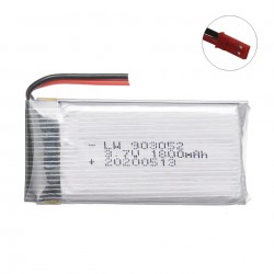 3.7v 1800mAh Lipo Battery for H68 HJ28 HJMAX HQ859B HQ898B H11D H11C T64 T04 T05 F28 F29 RC Drone