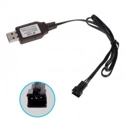 7.4V 600mA USB SM-3P plug Charger