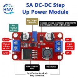 DC DC boost power supply module XL6019 voltage stabilized power supply module output 5V/12V/24V adjustable