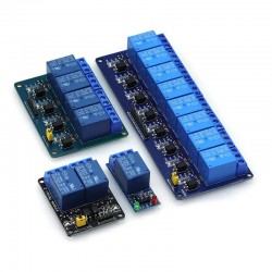 5v/12v/24v 4/6/8 Channel Relay Module with optocoupler Relay Output 4/6/8 Way relay Module For Arduino