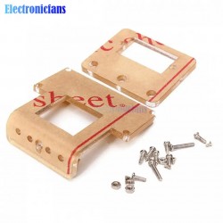 Smart Robot Acrylic Mounting Servo Bracket For Ultrasonic Ranging Module Analog Servo
