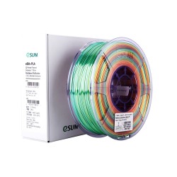 ESUN PLA 3D Printer Filament - Multicolor eSilk- spool of 1Kg - 1.75mm