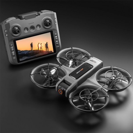 YLR/C S156 WiFi FPV with 4.9inch LCD Screen Controller HD Dual Camera Electrically Adjustable Optical Flow