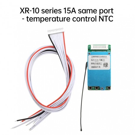 BMS 10S 36V 15A Li-ion Lipolymer 18650 lithium Battery Protection Board Short Circuit Protection Temperature Control NTC