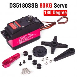 RC Steering Servo 80kg High Torque Servo Waterproof 8.4V Metal Digital Servo