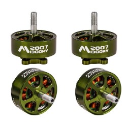 4PCS Flashhobby M2807 2807 1300KV 3-6S High Speed Brushless Motor for DIY 7 Inch