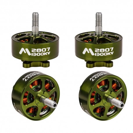 4PCS Flashhobby M2807 2807 1300KV 3-6S High Speed Brushless Motor for DIY 7 Inch