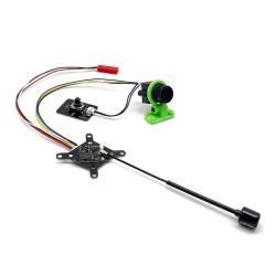 EWRF 5.8G 500mW 7-12V Power FPV Transmitter Kits Support TBS Analog 1200TVL AIO 135° Camera VTX wih IPEX1