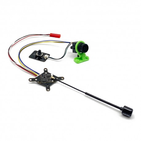 EWRF 5.8G 500mW 7-12V Power FPV Transmitter Kits Support TBS Analog 1200TVL AIO 135° Camera VTX wih IPEX1
