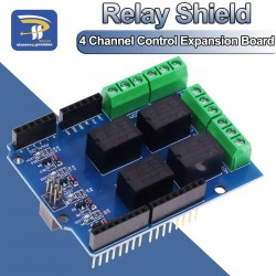 5V 4 Channel Relay Shield Module for Arduino UNO R3
