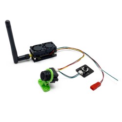 H.Power 200mw 500mw 1W 5.5W Adj. VTX FPV Transmitter with 1200TVL FPV Camera 5.8G 48CH Dual Cooling Fans 7-36V FPV Transmitter