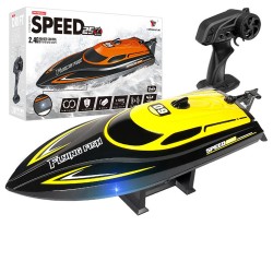 HXJRC HJ812 2.4G 4CH RC Boat High Speed LED Light Speedboat Waterproof 25km/h