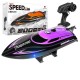 HXJRC HJ812 2.4G 4CH RC Boat High Speed LED Light Speedboat Waterproof 25km/h