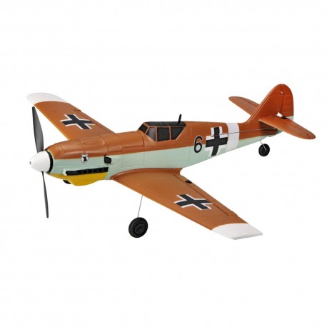 TOPRC HOBBY Mini BF109 450mm Wingspan 2.4GHz 4CH EPP 6-Axis Gyro One-Key U-Turn Aerobatic Scaled Warbird RC Airplane RTF