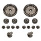 Upgrade Metal Gear 30T 24T 12T Differential Driving Gears 0011/0012/0013/0014 for Wltoys 12428 12429