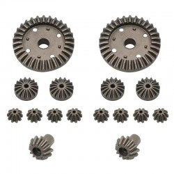 Upgrade Metal Gear 30T 24T 12T Differential Driving Gears 0011/0012/0013/0014 for Wltoys 12428 12429