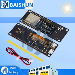 ESP32-Powered Real-Time Audio Spectrum Analyzer Development Kit – 0.96 OLED Display