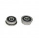 2PCS MF126ZZ 6x12x4mm Flange Bearing Thin Wall Metal Shielded Flanged Bearings