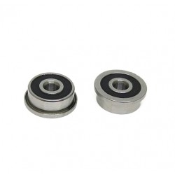 2Pcs MF148-2RS Bearing 8X14X4 mm Flanged Miniature Ball Bearing