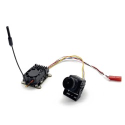 5.8G 48CH 2W 2-4S FPV Transmitter VTX 1000TVL 2.5mm FPVCamera Built-in Mic MMCX FPV Antenna with Cooling Fan