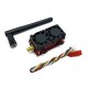 200mw 500mw 1W 4200mW 4.2W Adjustable VTX 5.8G 48CH Dual Cooling Fans 7-36V FPV Transmitter Long Distance