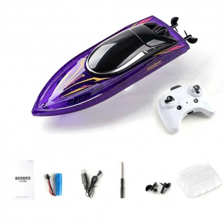 JJRC S13 RTR 2.4G RC Boat LED Light Capsized Reset High Speed