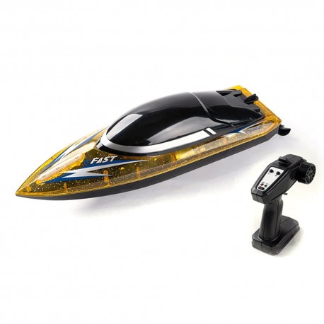JJRC S15 RTR 2.4 30km/h RC Boat LED Light Capsized Reset High Speed Racing