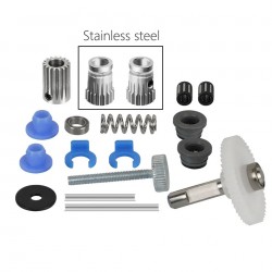 Drivegear kit dual drive gear extruder kit Cloned Btech upgrade for extruder for Prusa i3 3d printer gear Mini Bowden Extruder