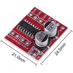 Mini L298N DC Motor Driver, MX1508 Mini Dual Channel 1.5A 2 Way PWM Speed Controller Dual H-Bridge Replace Stepper