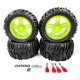 4PCS Upgraded Larger Tires Wheels 12mm Hex for Wltoys 144001 124018 124019 RC Car Vehicles Model Parts