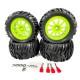 4PCS Upgraded Larger Tires Wheels 12mm Hex for Wltoys 144001 124018 124019 RC Car Vehicles Model Parts