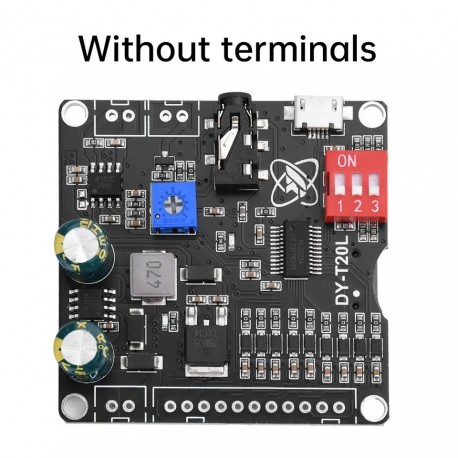 1pcs DC6-35V 10W/20W Voice Mp3 Playback Control Module Trigger Audio Module Supports USB Flash Drive TF Card DY-T20L