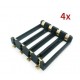 1x 2x 3x 4x 18650 SMD Battery Box Storage SMT Battery Holder Storage Case